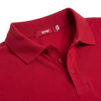 Kimland Polo Homme Rouge Classique Élégant