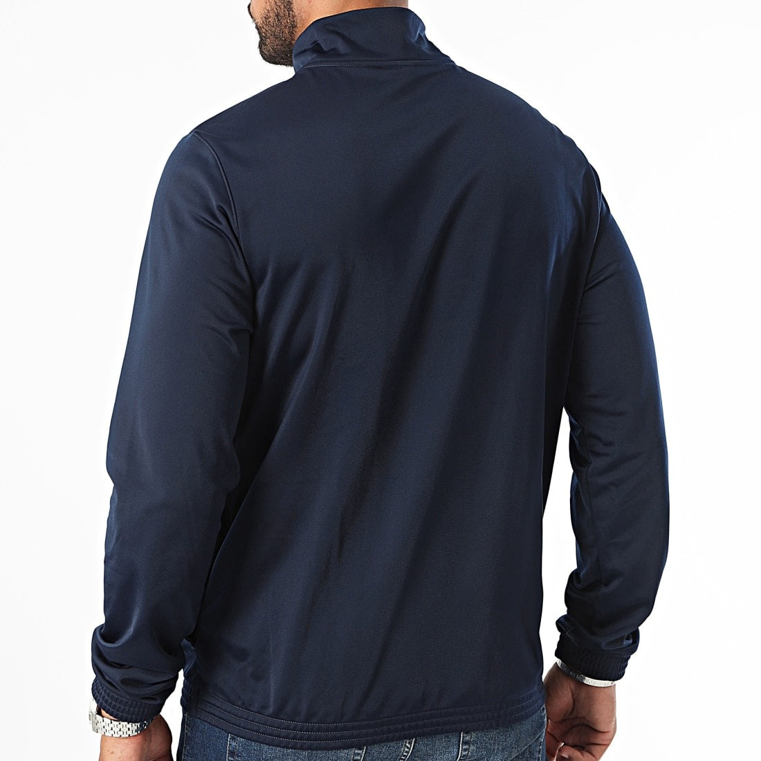 Reebok Veste de Survêtement Sportive Navy Homme