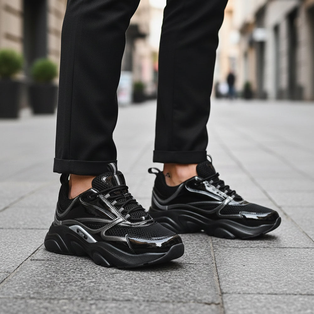 Kimland Baskets Noires Design Moderne Homme