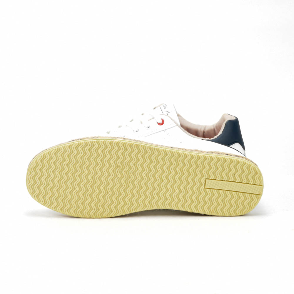 André Espadrille Homme Style Sneaker Blanc