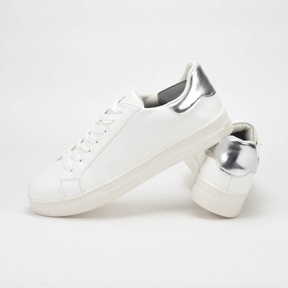 André Baskets Basses Minimalistes Blanc Femme