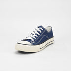 André Baskets Basses en Toile Bleu Marine Homme