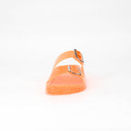 Kimland Sandales Translucides Orange Été Femme