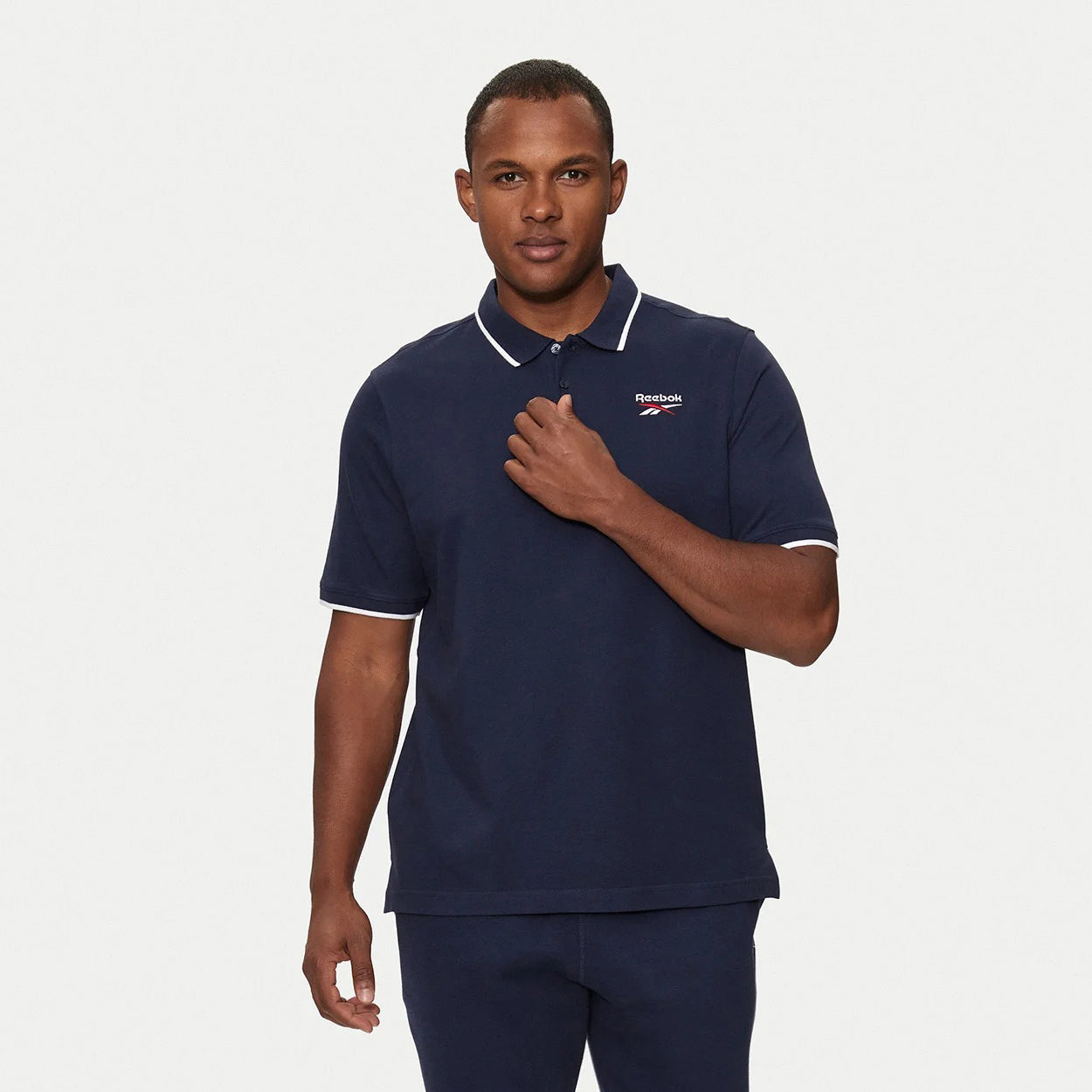 Reebok Polo Classique Logo Brodé Homme