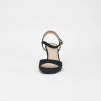 André Sandales à Talons Élégantes Noir Femme