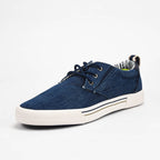 André Baskets en Toile Denim Style Décontracté Homme