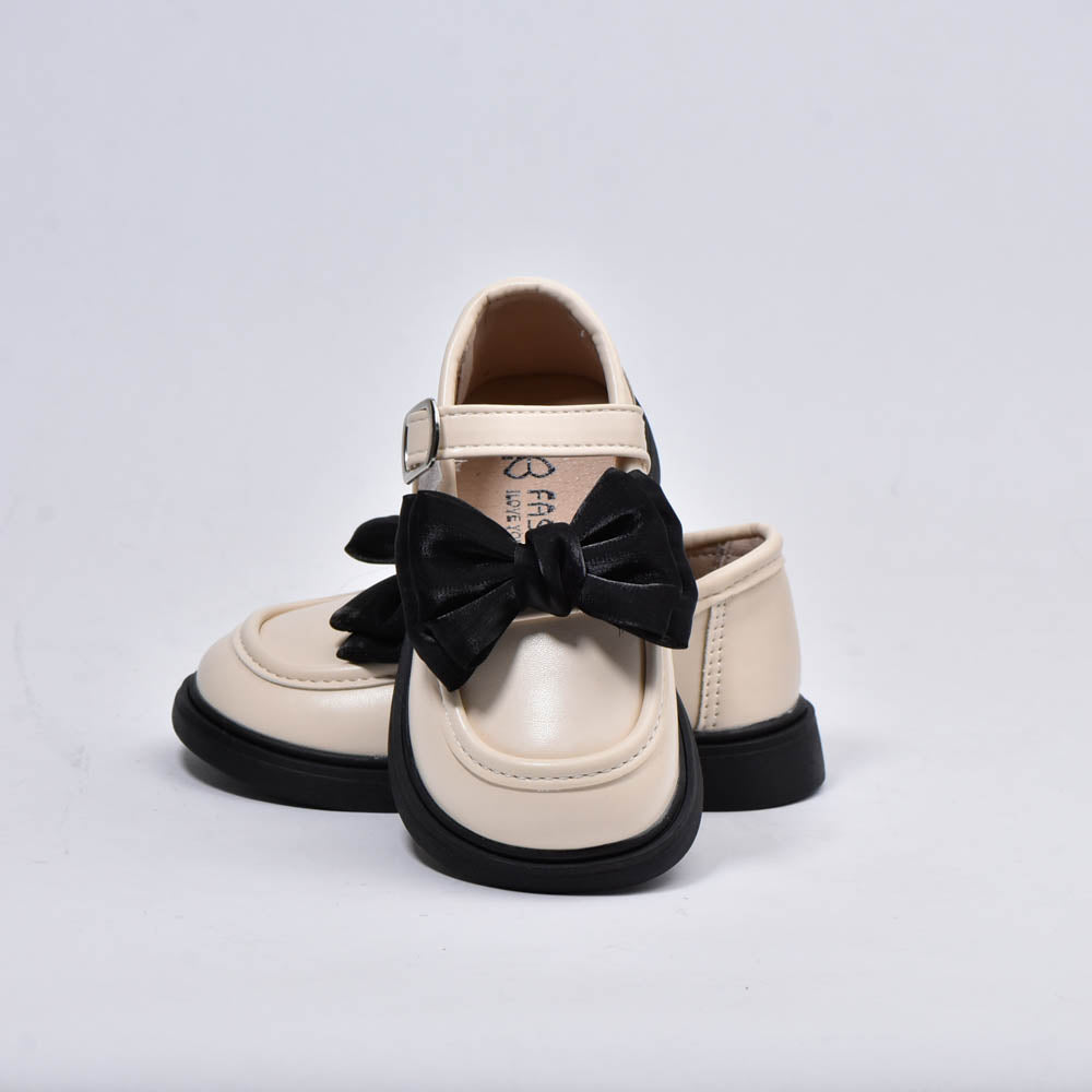 Générique Ballerines Princesse Beige avec Noeud Fille