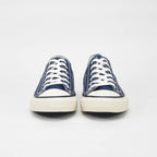 André Baskets Basses en Toile Bleu Marine Homme