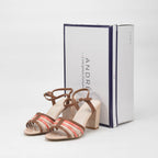 André Sandales à Talons Multicolores Élégantes Femme