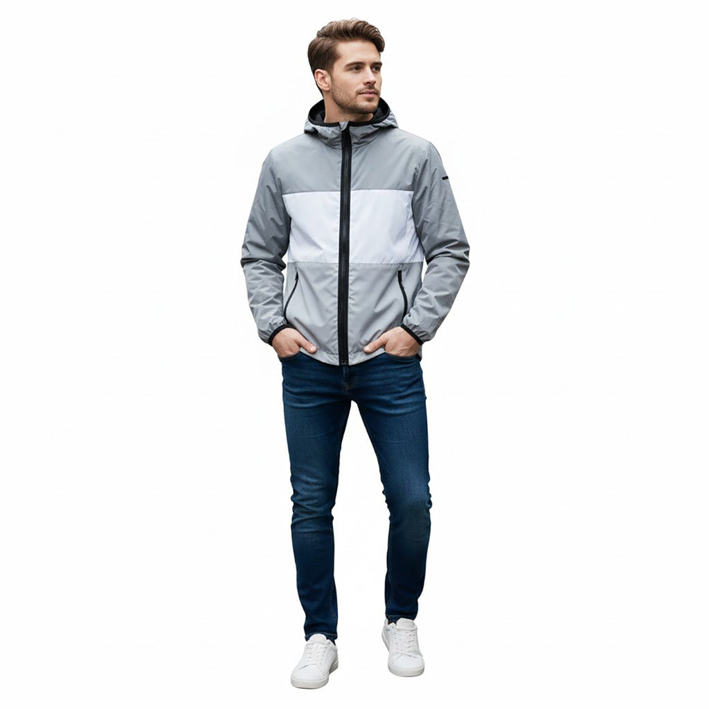 Geox Coupe-vent Grecale Respirant à Capuche Homme