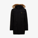 Lyle & Scott Parka d'Hiver à Capuche Fourrure Homme