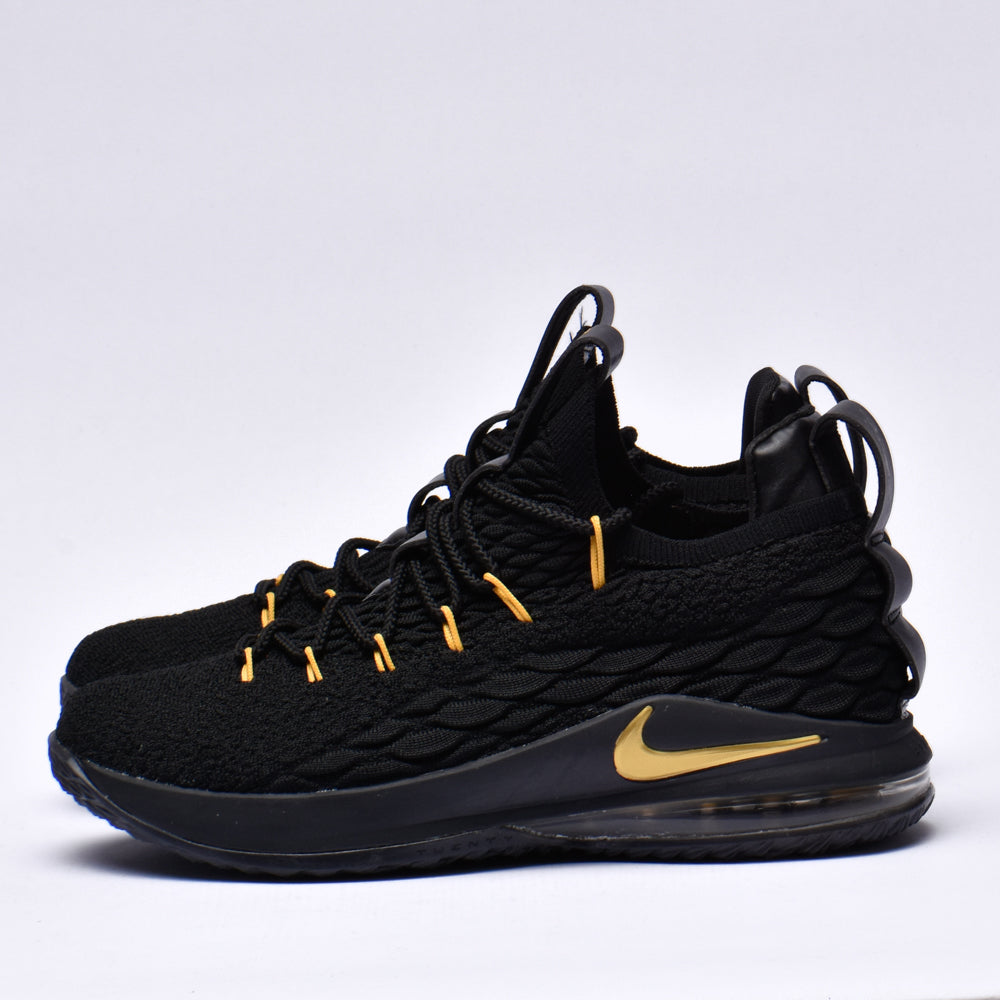 Nike Basketball Chaussures Performance Noir et Or Homme