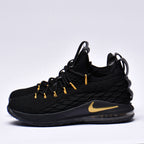 Nike Basketball Chaussures Performance Noir et Or Homme