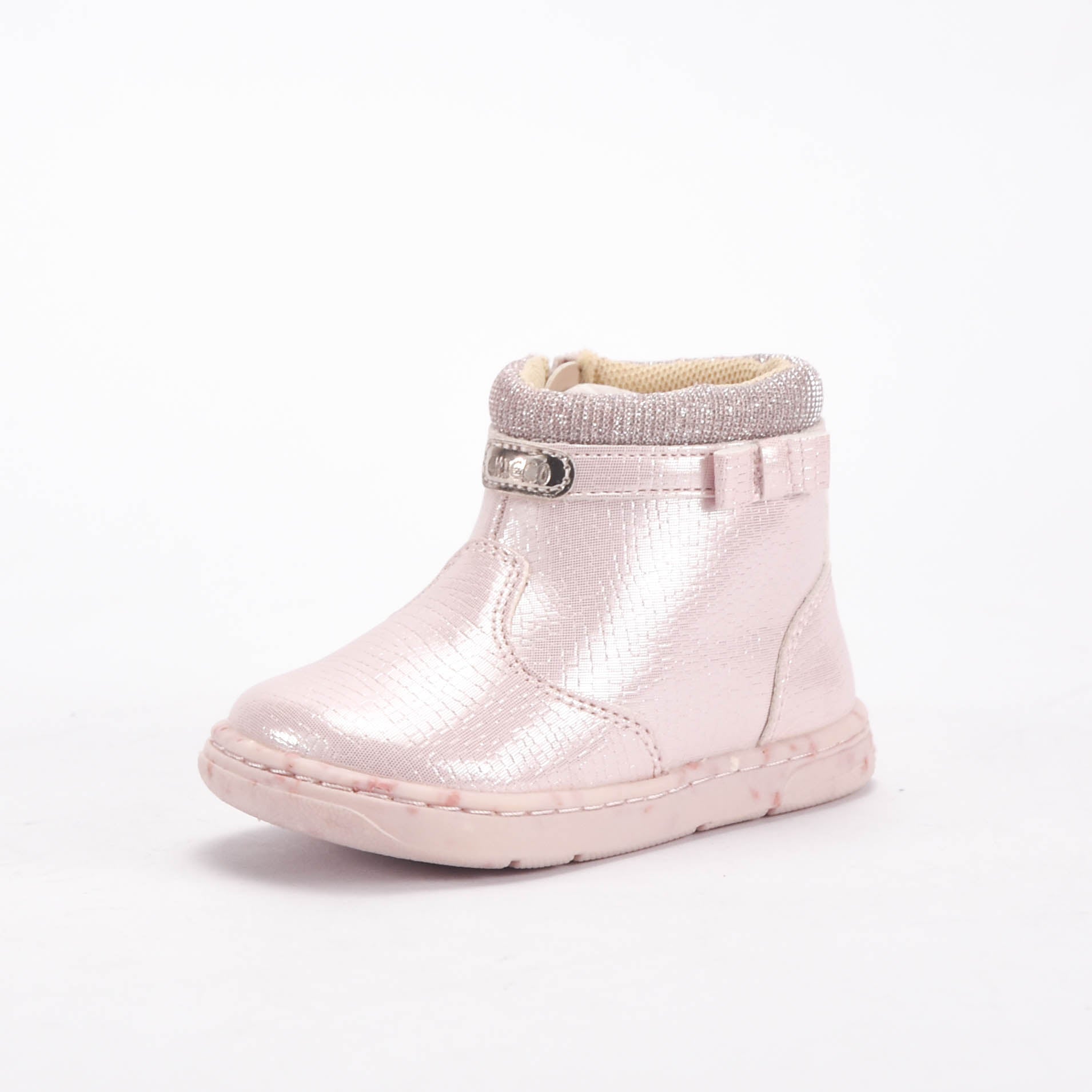 Chicco Bottines Souples Roses Brillantes Bébé Fille
