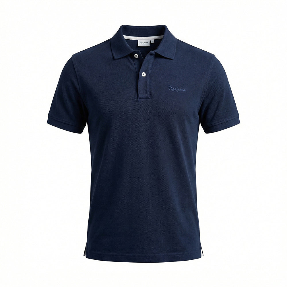 Pepe Jeans Polo Homme Classique Bleu Marine