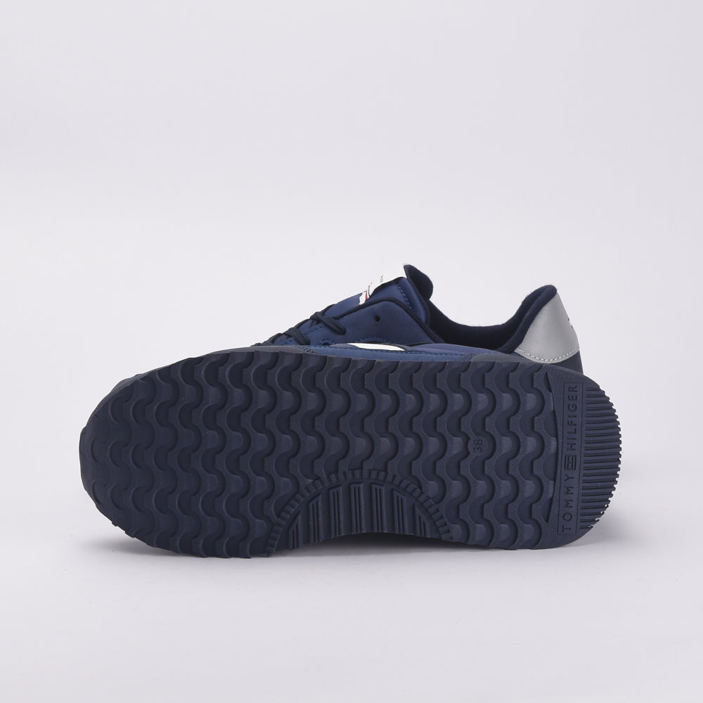 TOMMY HILFIGER FLAG LOW CUT LACE-UP 800-BLUE﻿ 3