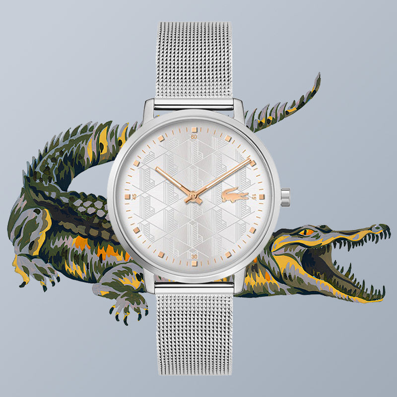 Montre Lacoste Bracelet Acier Inoxydable Élégante Femme