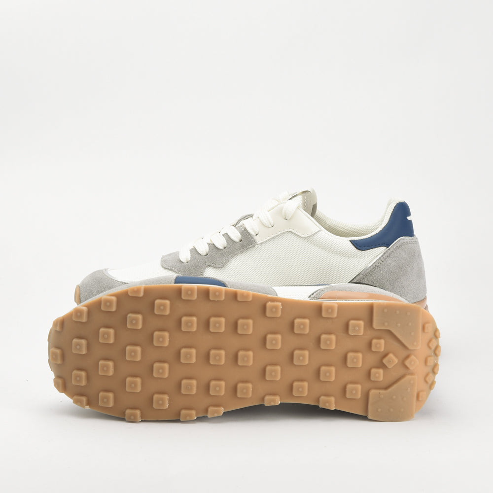 Guardiani Sneakers Running Chic en Daim et Mesh Homme
