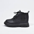 Bottes coordonnantes à lacets Noir Enfants﻿ 5
