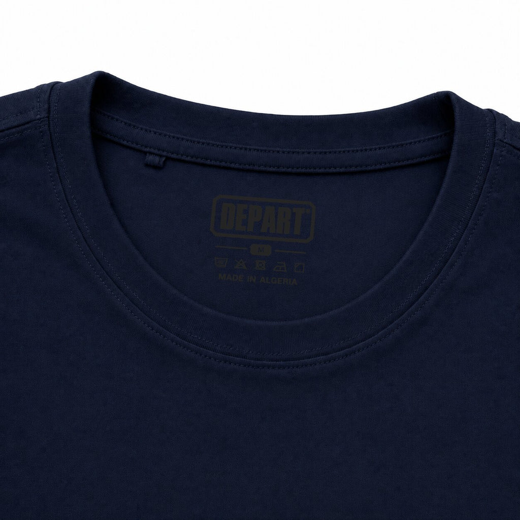 Depart T-shirt Oversize Bleu Marine Homme