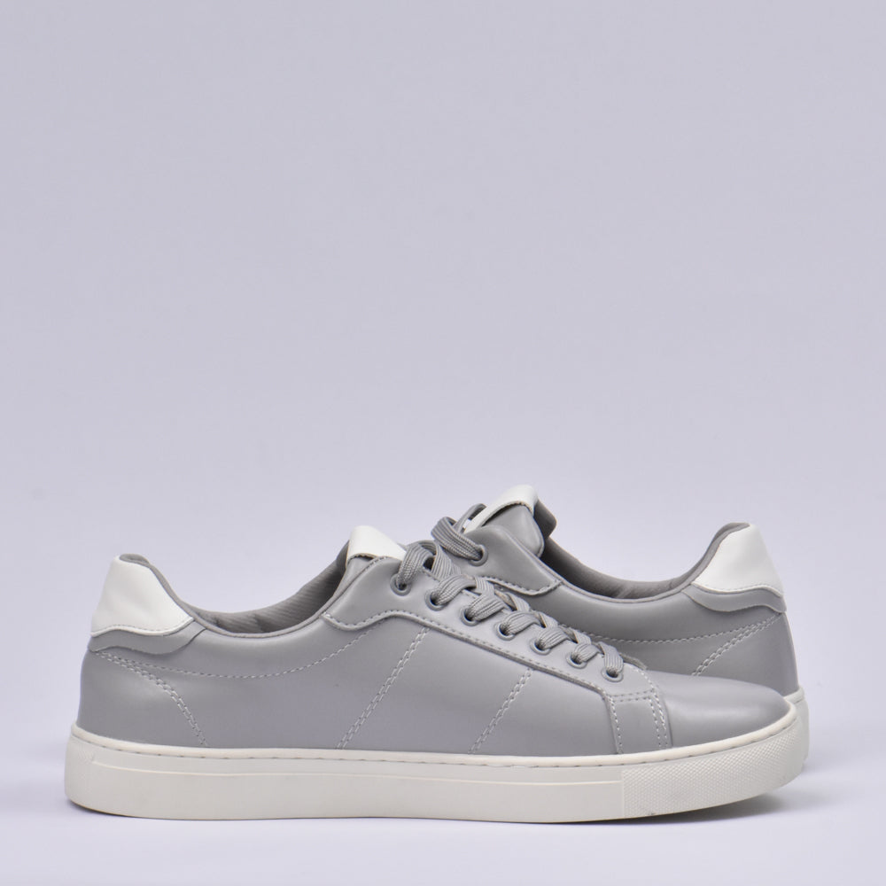 Dey Baskets Basses Minimalistes Gris Homme