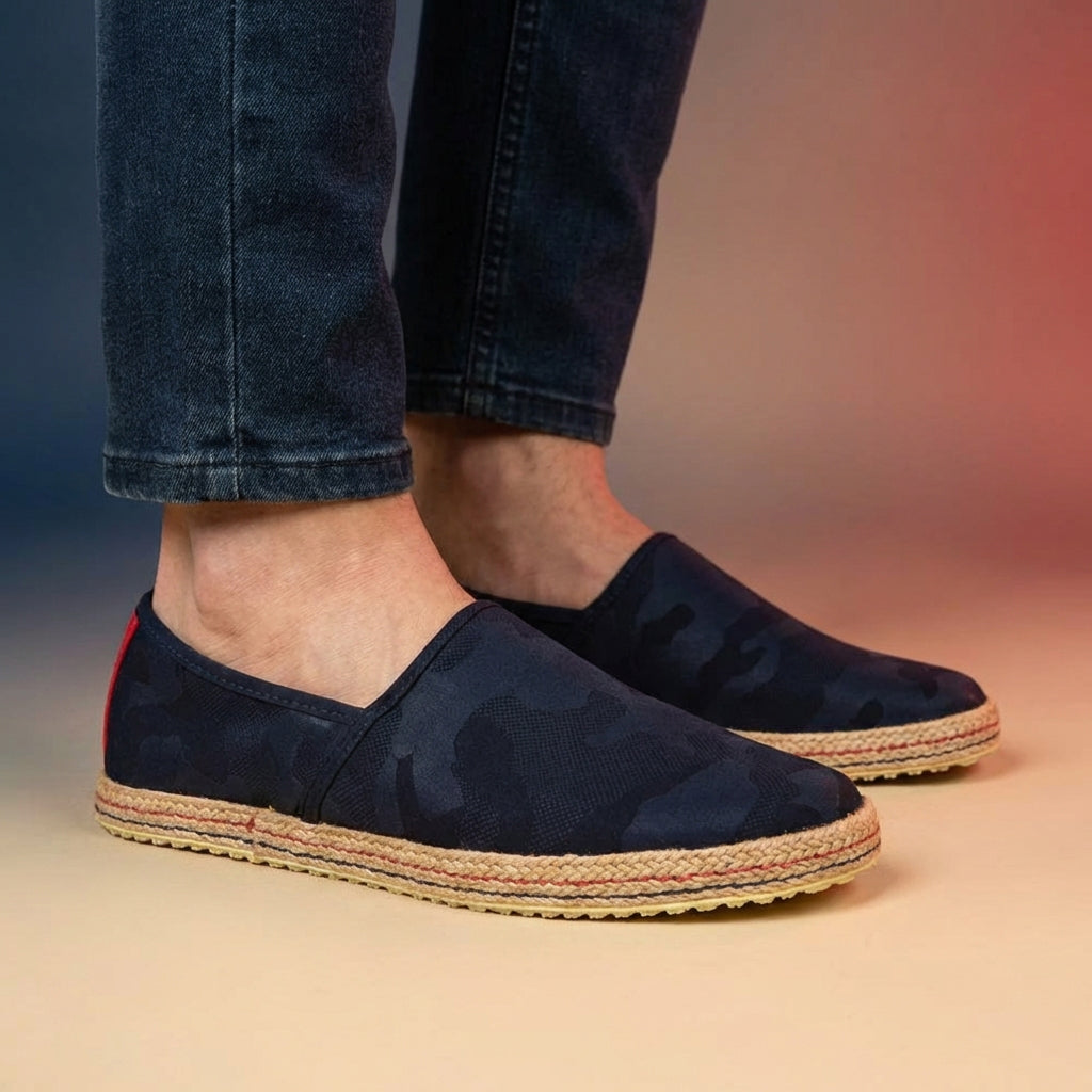 André Espadrilles Motif Camouflage Homme