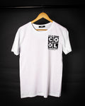 T-shirt BLANC MOTIF * JUST BE COOL *