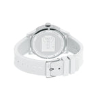 Montre Lacoste Design Crocodile Blanc Élégante Unisexe