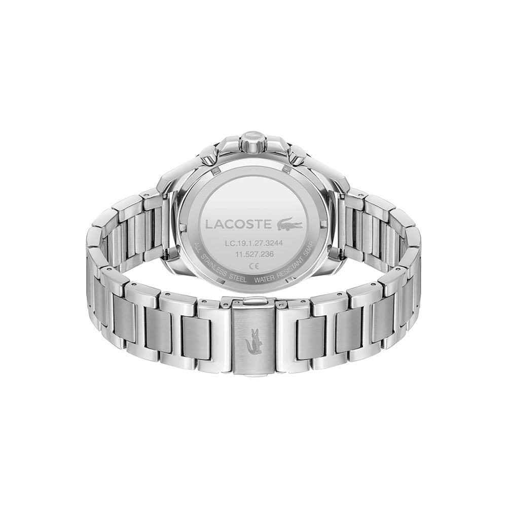 Montre Lacoste Acier Inoxydable Cadran Noir Élégante Homme