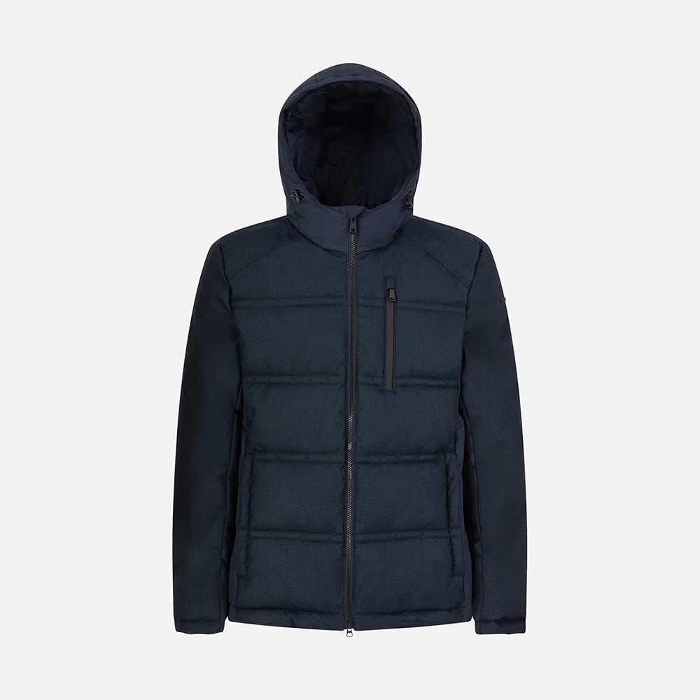 Geox Doudoune Chaude et Respirante Bleu Marine Homme
