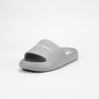 Champion Claquettes Logo Gris Confortables Unisexe