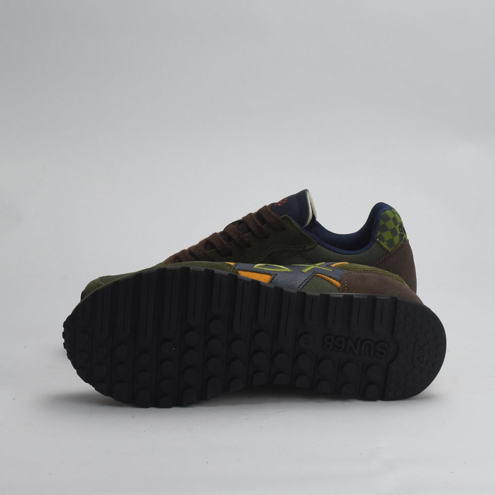 BASKET SUN68 JAKI WINTER 74 MILITARE SCURE ﻿ 2