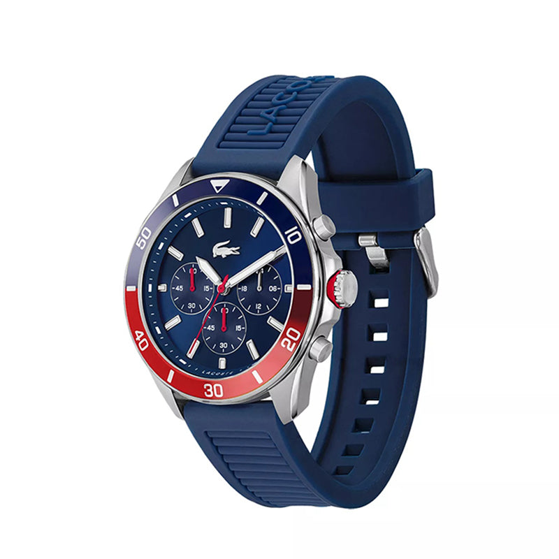 Montre Lacoste Chronographe Sportive Bracelet Silicone Homme
