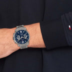 Tommy Hilfiger Montre Acier Multifonction Élégante Homme