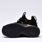Nike Basketball Chaussures Performance Noir et Or Homme