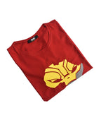 T-shirt ROUGE *MARVEL BLACK PANTHER POUR LE PEUPLE WAKANDAIS