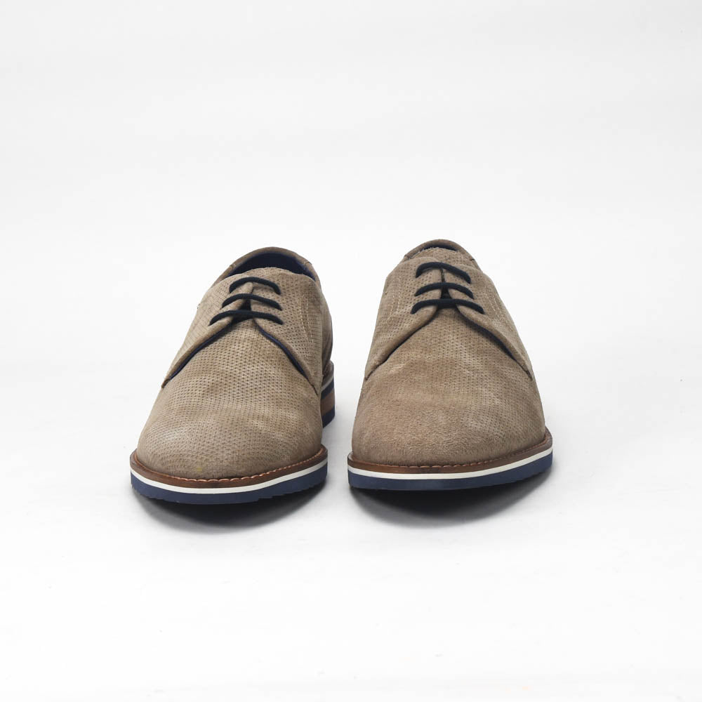 André Chaussures Derby en Daim Perforé Homme