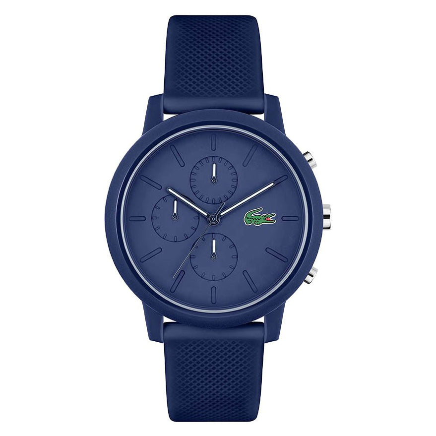 Montre Lacoste Chrono Bracelet Silicone Bleu Homme