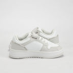 Champion Baskets Rebound Low Scratch Enfant Blanc et Gris