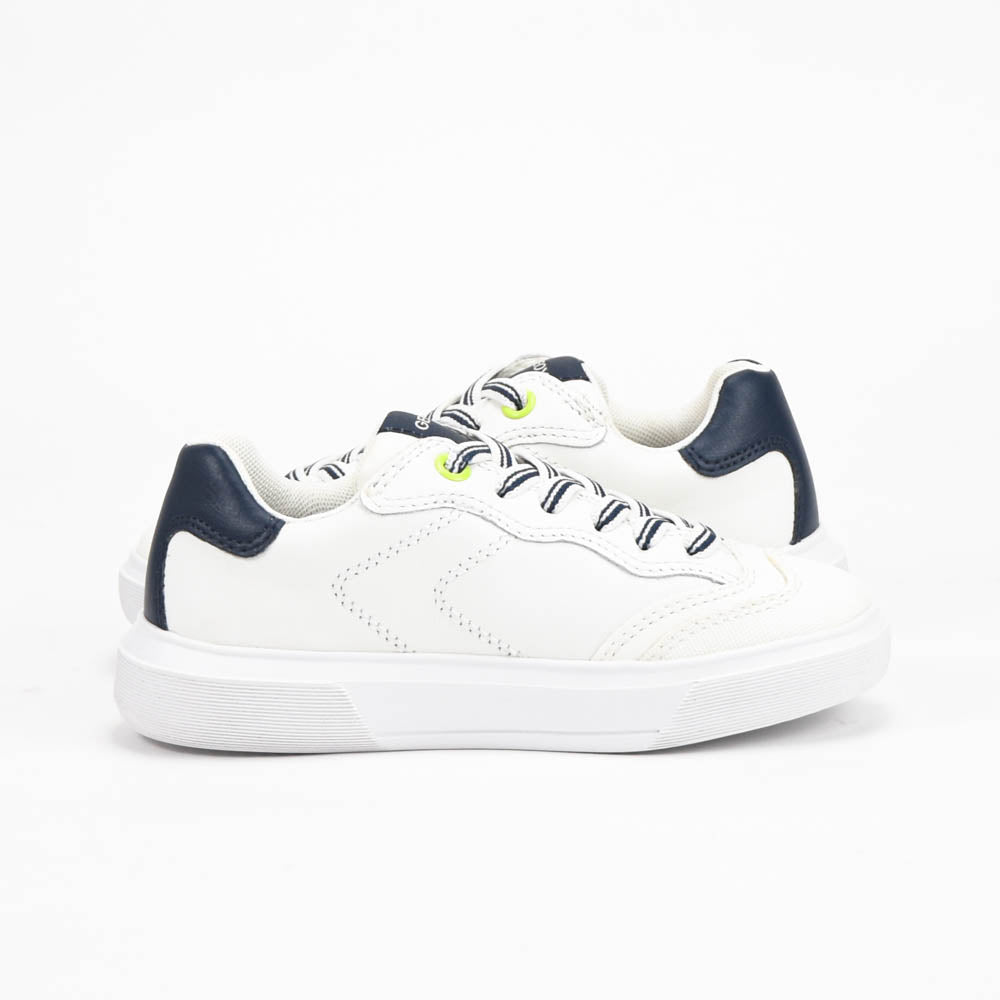 Geox Baskets Respirantes Enfant Blanc et Bleu