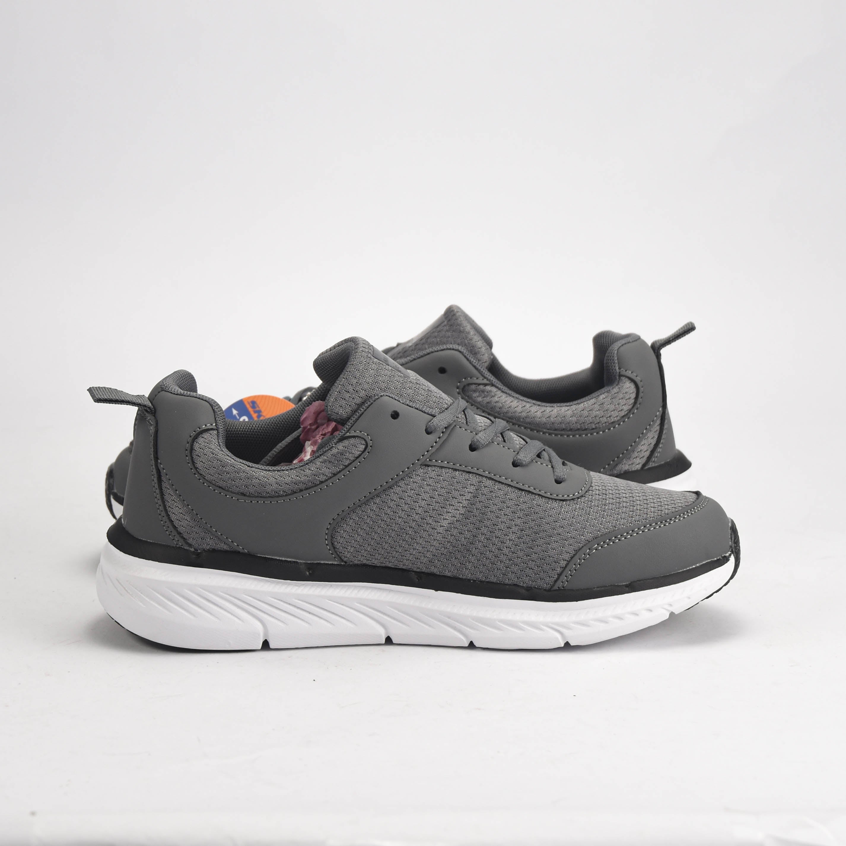 Skechers Baskets GoRun Gris Confort Homme
