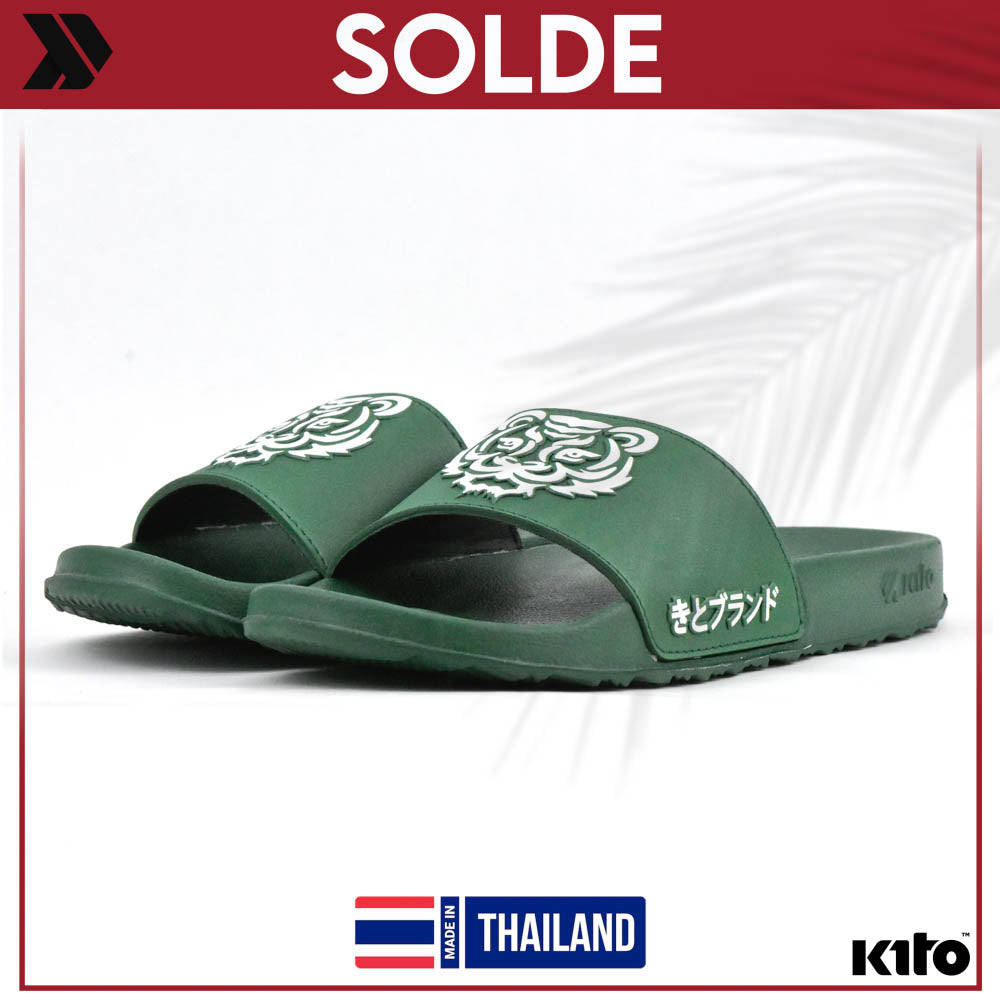 Kito Claquettes Motif Tigre Design Confortable Homme