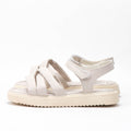 Kimland Sandales Confortables à Brides Beige Fille