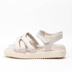 Kimland Sandales Confortables à Brides Beige Fille