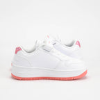 Champion Baskets Rebound Basses Blanches et Roses Fille