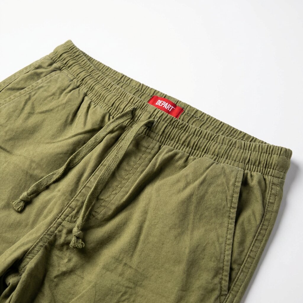 DEPART Pantalon Jogger Slim Kaki Homme