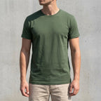Depart T-Shirt Coton Vert Homme