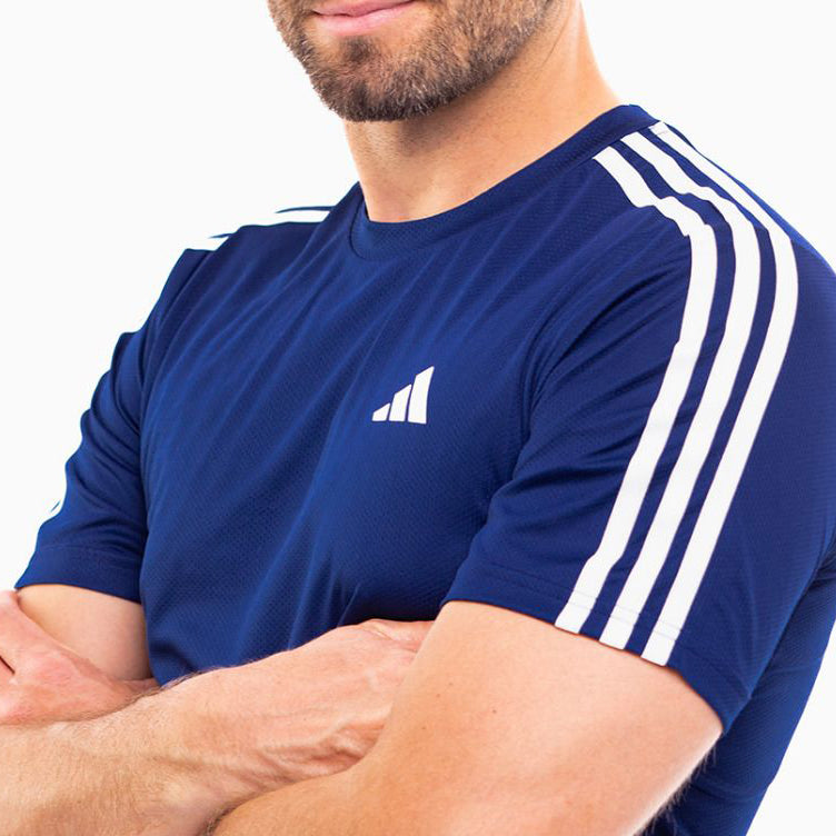 Adidas T-shirt de Sport Respirant 3-Stripes Homme