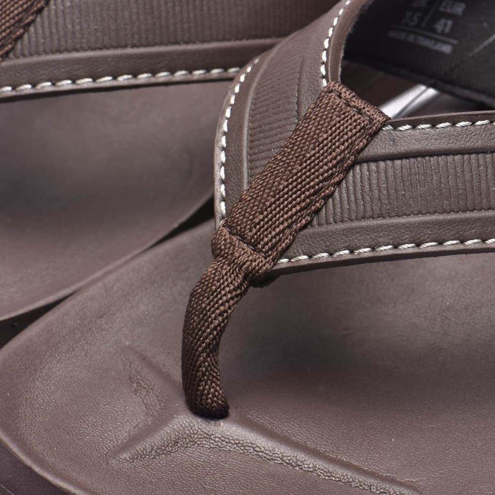Kito Claquettes Tongs Confortables Marron Homme