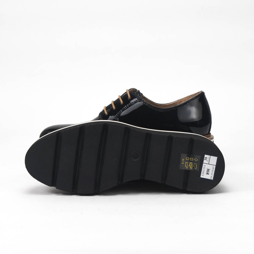 André Derbies Vernies Plateforme Femme